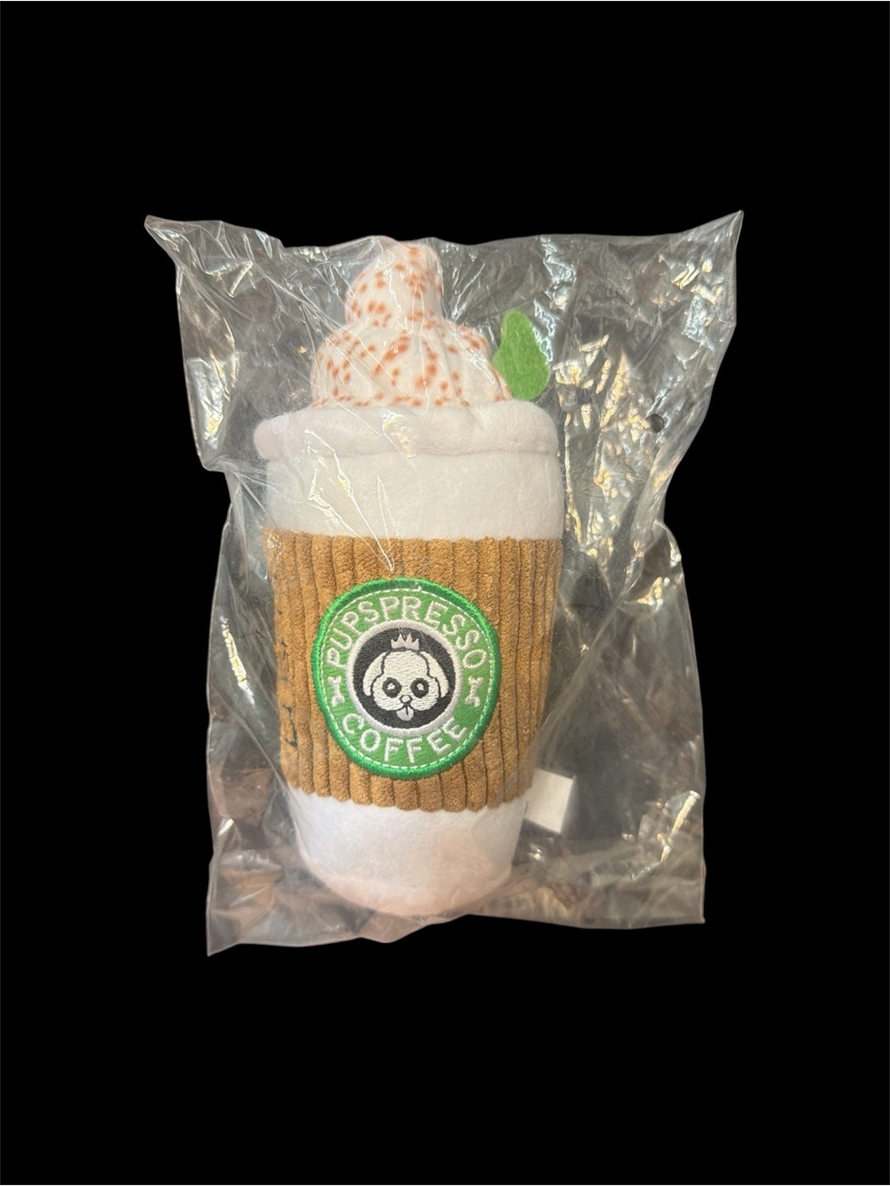 Star Pups Pupspresso Coffee Dog Toy Starbucks Cup Parody Dog Toy Brand New